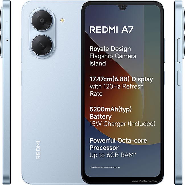 Redmi A7 64GB 3GB ram